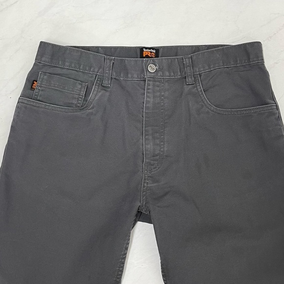 Timberland Pro Straight Fit Mens Gray Jeans Size 36 - Picture 3 of 9